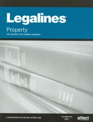 Legalines on Real Property, Keyed to Cribbet - Legalines - Publisher's Editorial Staff - Books - West Academic Publishing - 9780314194169 - September 1, 2008