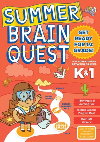 Cover for Claire Piddock · Summer Brain Quest: Between Grades K &amp; 1 (Taschenbuch) (2017)