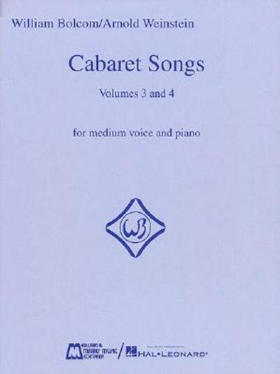 Cover for William Bolcom · Cabaret Songs - Volumes 3 and 4 (Paperback Book) (1997)