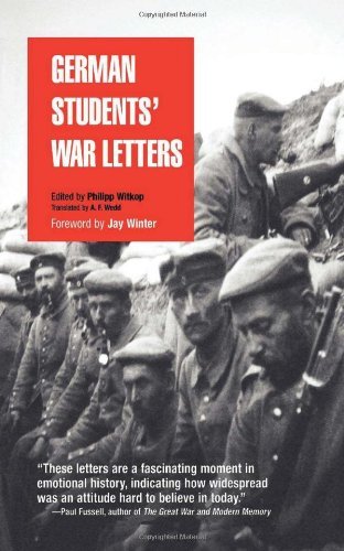 Cover for Philipp Witkop · German Students' War Letters - Pine Street Books (Paperback Book) (2002)