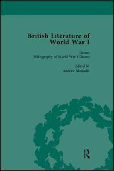 Cover for Andrew Maunder · British Literature of World War I, Volume 5 (Taschenbuch) (2017)