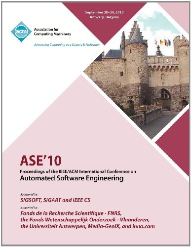 Cover for Ase Conference · ASE 10 Proceedings of the IEEE / ACM International Conference on Automated Software Engineering (Paperback Book) (2011)