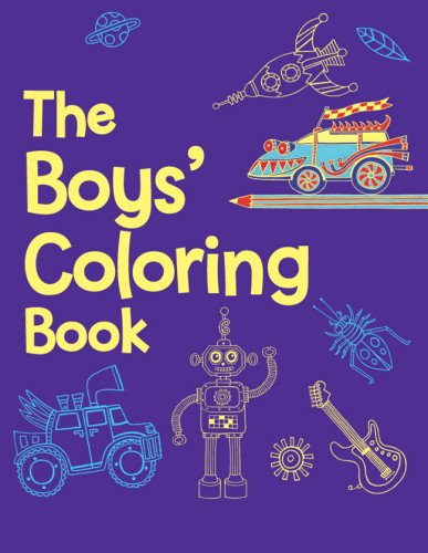 Cover for Jessie Eckel · The Boys' Coloring Book (Paperback Book) [Clr Csm edition] (2013)