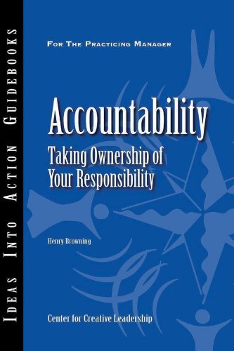 Cover for Center for Creative Leadership (CCL) · Accountability: Taking Ownership of Your Responsibility (Paperback Bog) (2013)