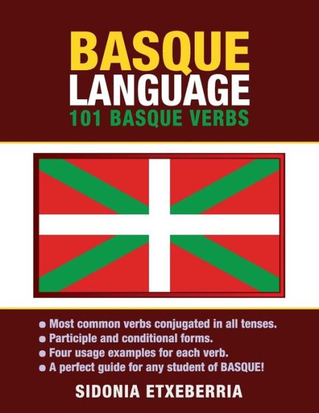 Cover for Sidonia Etxeberria · Basque Language: 101 Basque Verbs (Paperback Book) (2015)