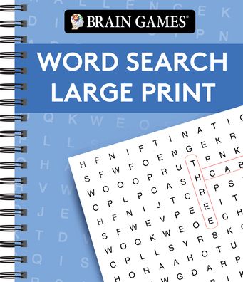 Cover for Publications International Ltd · Brain Games Large Print Word Search (Book) (2019)