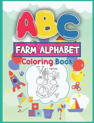 Cover for Platinum Press · ABC Farm Alphabet Coloring Book (Taschenbuch) (2019)