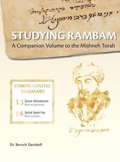 Cover for Baruch Bradley Davidoff · Studying Rambam. A Companion Volume to the Mishneh Torah.: Comprehensive Summary Volume 8. (Hardcover Book) (2019)