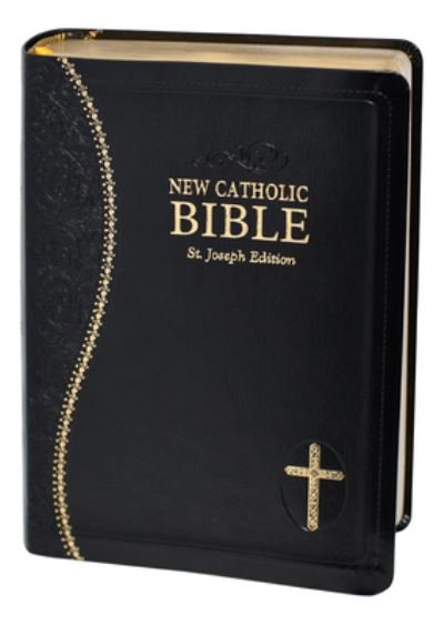 Cover for Catholic Book Publishing Corp · New Catholic Bible Medium Print Dura Lux (Black) (Leather Book) (2021)