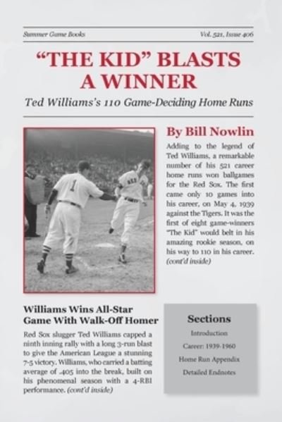 Cover for Bill Nowlin · Kid Blasts a Winner (Book) (2022)