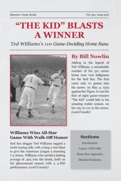 Cover for Bill Nowlin · Kid Blasts a Winner (Bok) (2022)