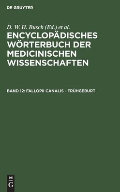 Cover for D W H Busch · Fallopii Canalis - Frhgeburt (Hardcover Book) (1901)