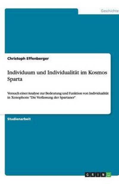 Cover for Effenberger · Individuum und Individualit (Bog)