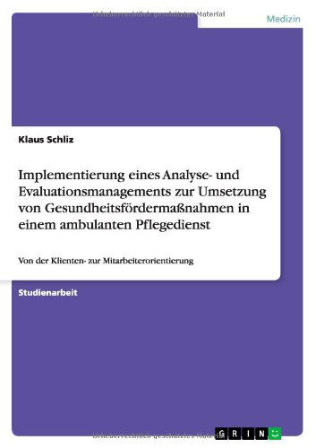 Cover for Schliz · Implementierung eines Analyse- u (Book) [German edition] (2011)