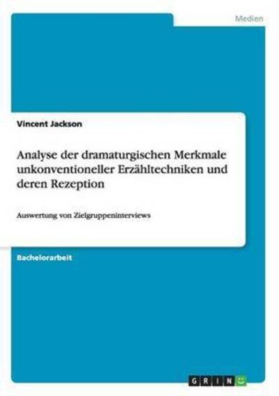 Cover for Jackson · Analyse der dramaturgischen Mer (Book) (2016)