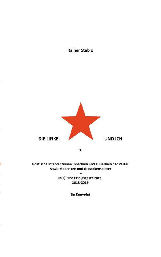 Cover for Stablo · Die Linke. Und ich 3 (Book) (2020)