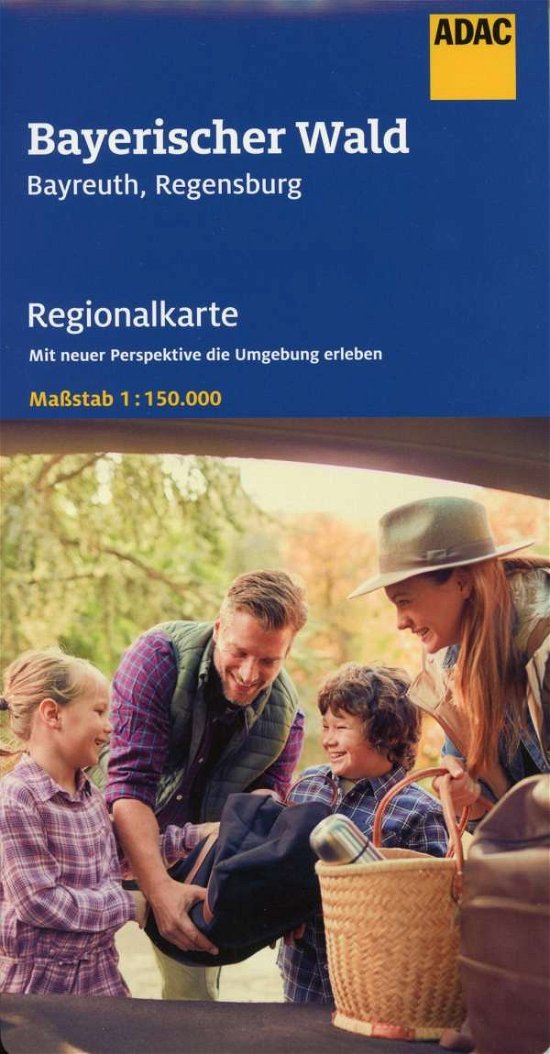 Cover for ADAC Verlag · ADAC Regionalkarte: Blatt 13: Bayerischer Wald (Hæftet bog) (2020)