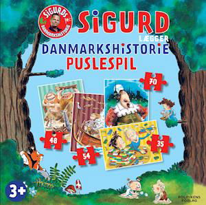 Cover for Sigurd Barrett · Sigurd lægger Danmarkshistorie puslespil (SPILL) [1. utgave] (2020)