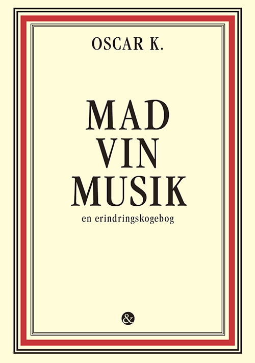 Cover for Oscar K. · Mad vin musik (Sewn Spine Book) [1º edição] (2023)