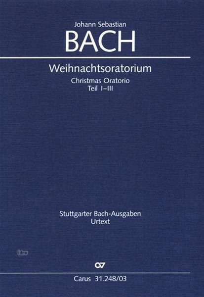 Cover for JS Bach · Weihn.orator.1-3,KA.CV31.248/03 (Buch)