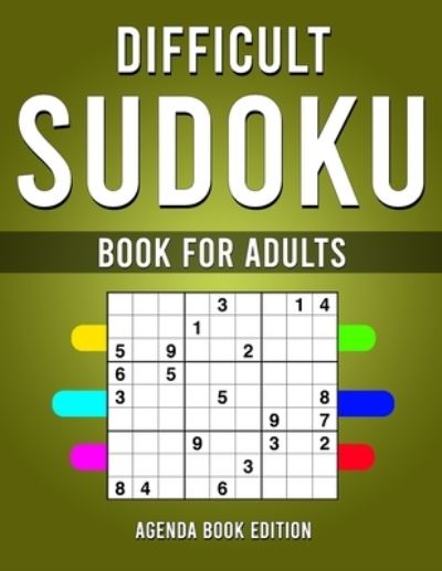 Cover for Agenda Book Edition · Difficult Sudoku Book for Adults (Paperback Book) (2020)