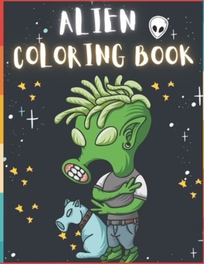 Cover for To The Point · Alien Coloring Book (Paperback Bog) (2020)