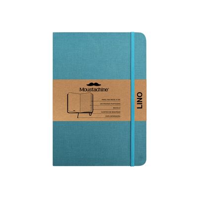 Cover for Moustachine · Moustachine Classic Linen Medium Ocean Water Blue Dotted Flex (Book) (2024)