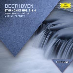 Cover for Platnev,mikhail / Russian National Orchestra · Virtuoso-beethoven: Symphonies Nos. 2 &amp; 4 (CD) (2012)