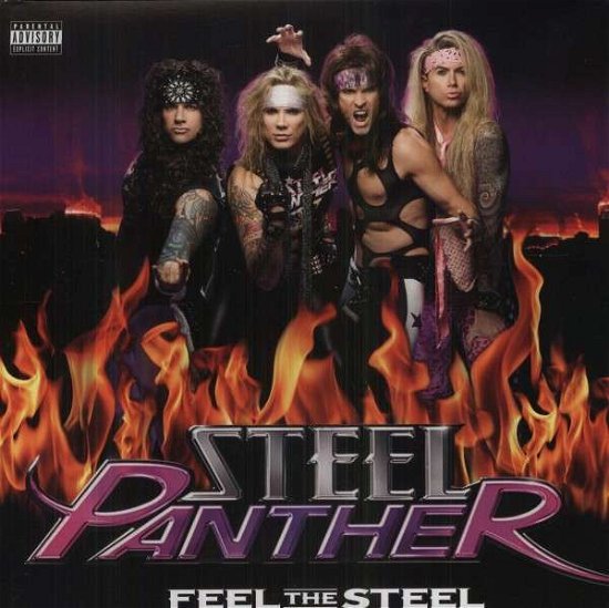 Cover for Steel Panther · Feel The Steel (LP) [Explicit edition] (2009)