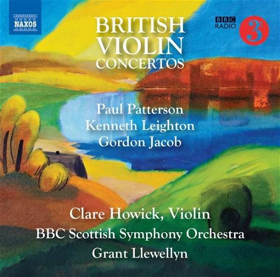 Cover for Jacob / Howick / Llewellyn · British Violin Concertos (CD) (2017)