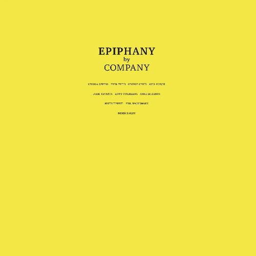 Epiphany - Company - Música - HONEST JON'S RECORDS - 0769791975170 - 8 de novembro de 2019