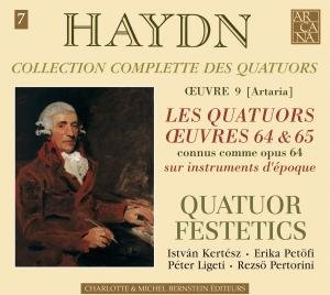 Haydn / Quatuors Op. 64 & 65 - Quatuor Festetics - Música - Arcana - 3464858024170 - 16 de mayo de 2013
