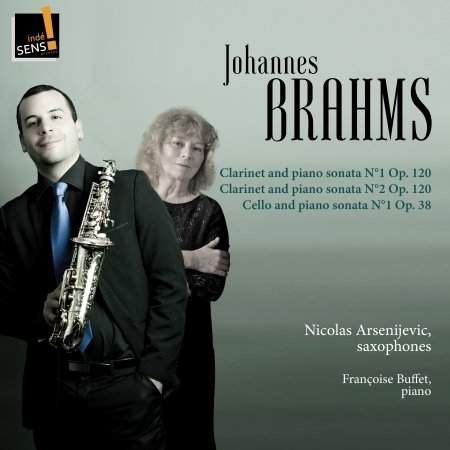 Cover for J. Brahms · Sonata for Piano &amp; Clarinet No.1 &amp; 2 Op.120/cello Sonat (CD) (2017)