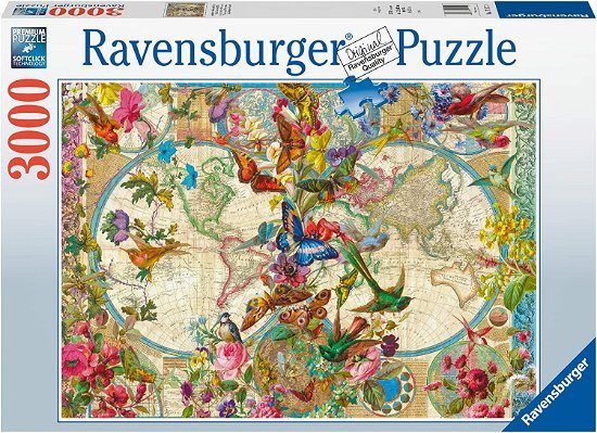 Cover for Ravensburger · Legpuzzel Flora en Fauna Wereldkaart 1000st. (N/A)