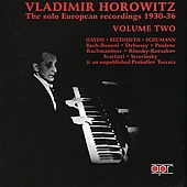 Complete European Solo Recordings 2 - Vladimir Horowitz - Muzyka - APR - 5024709155170 - 16 czerwca 2009