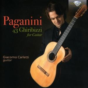 Paganini: 43 Ghiribizzi For Guitar - Giacomo Carletti - Musiikki - BRILLIANT CLASSICS - 5028421974170 - perjantai 21. helmikuuta 2025