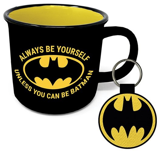 Batman Always Be Yourself Unless You Can Campfire Mug & Keyring - Batman - Marchandise - BATMAN - 5050293859170 - 