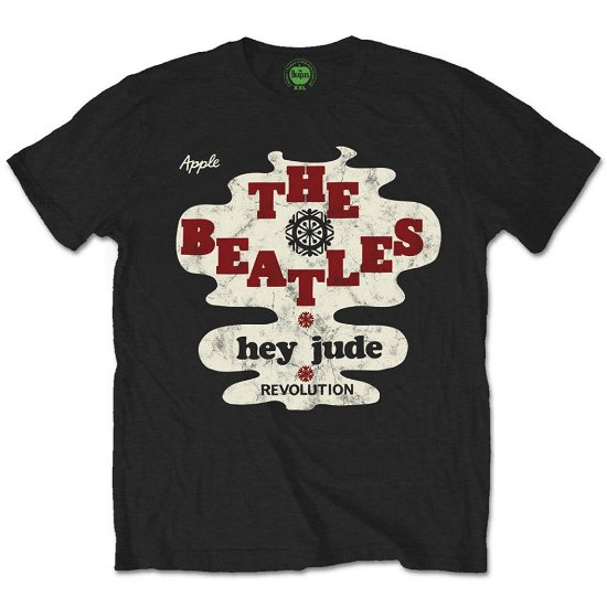 Cover for The Beatles · The Beatles Unisex T-Shirt: Hey Jude / Revolution (T-shirt) [size S] [Black - Unisex edition]