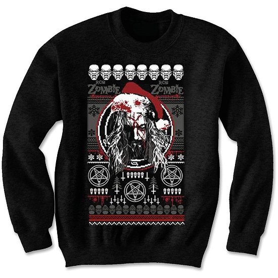 Cover for Rob Zombie · Rob Zombie Unisex Sweatshirt: Bloody Santa (TØJ) [size S] [Black - Unisex edition]