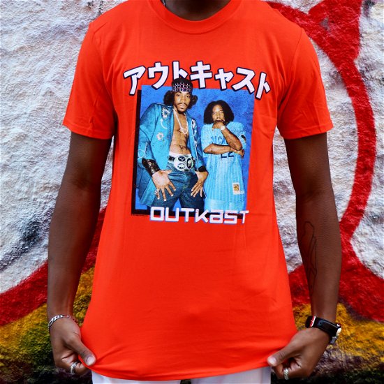 Cover for Outkast · Outkast Unisex T-Shirt: Blue Box (T-shirt) [size S] [Orange - Unisex edition] (2019)