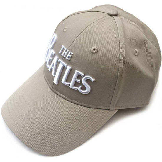 Cover for The Beatles · The Beatles Unisex Baseball Cap: White Drop T Logo (Sand) (TØJ) [Neutral - Unisex edition]