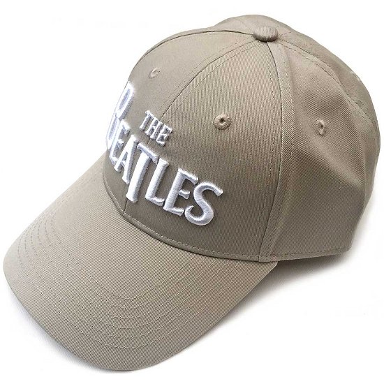 Cover for The Beatles · The Beatles Unisex Baseball Cap: White Drop T Logo (Sand) (Bekleidung) [Neutral - Unisex edition]
