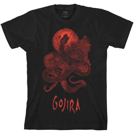 Gojira Unisex T-Shirt: Serpent Moon - Gojira - Marchandise -  - 5056561031170 - 