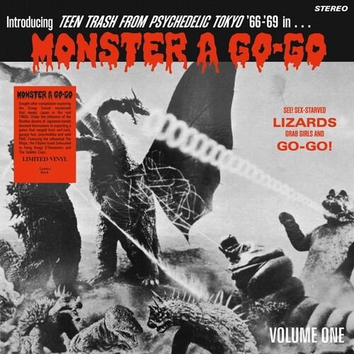 Cover for Monster A Go-Go (Teen Trash From Psychedelic Tokyio '66-'69) (LP) (2024)