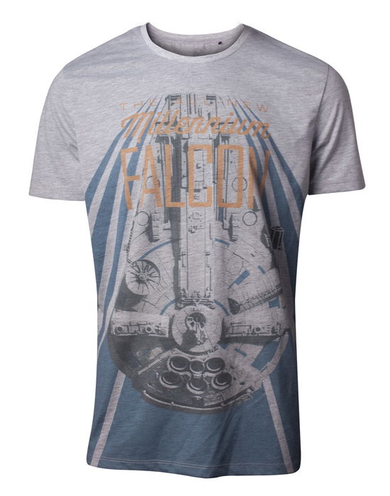 Cover for Star Wars · Star Wars: Han Solo The New Millennium Falcon Grey (T-Shirt Unisex Tg. M) (N/A)