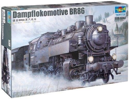 1/35 German Steam Locomotive Br86 - Trumpeter - Koopwaar - Trumpeter - 9580208002170 - 