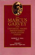 Cover for Marcus Garvey · The Marcus Garvey and Universal Negro Improvement Association Papers, Vol. V: September 1922-August 1924 - The Marcus Garvey and Universal Negro Improvement Association Papers (Inbunden Bok) (1987)