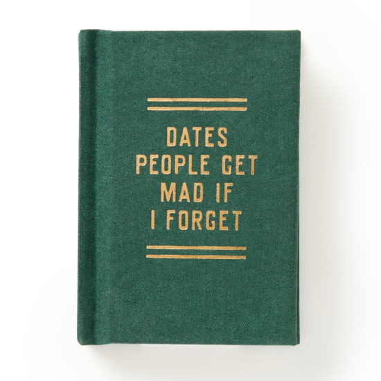 Cover for Brass Monkey · Dates People Get Mad If I Forget Tiny Diary (MISC) (2025)