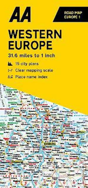 AA Road Map Western Europe - AA Road Map Europe -  - Bücher - AA Publishing - 9780749583170 - 30. März 2023