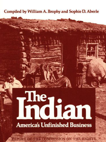 Cover for Sophie D. Aberle · The Indian: America’s Unfinished Business (Paperback Book) (1978)